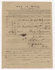 Tax receipt, 30 August 1864